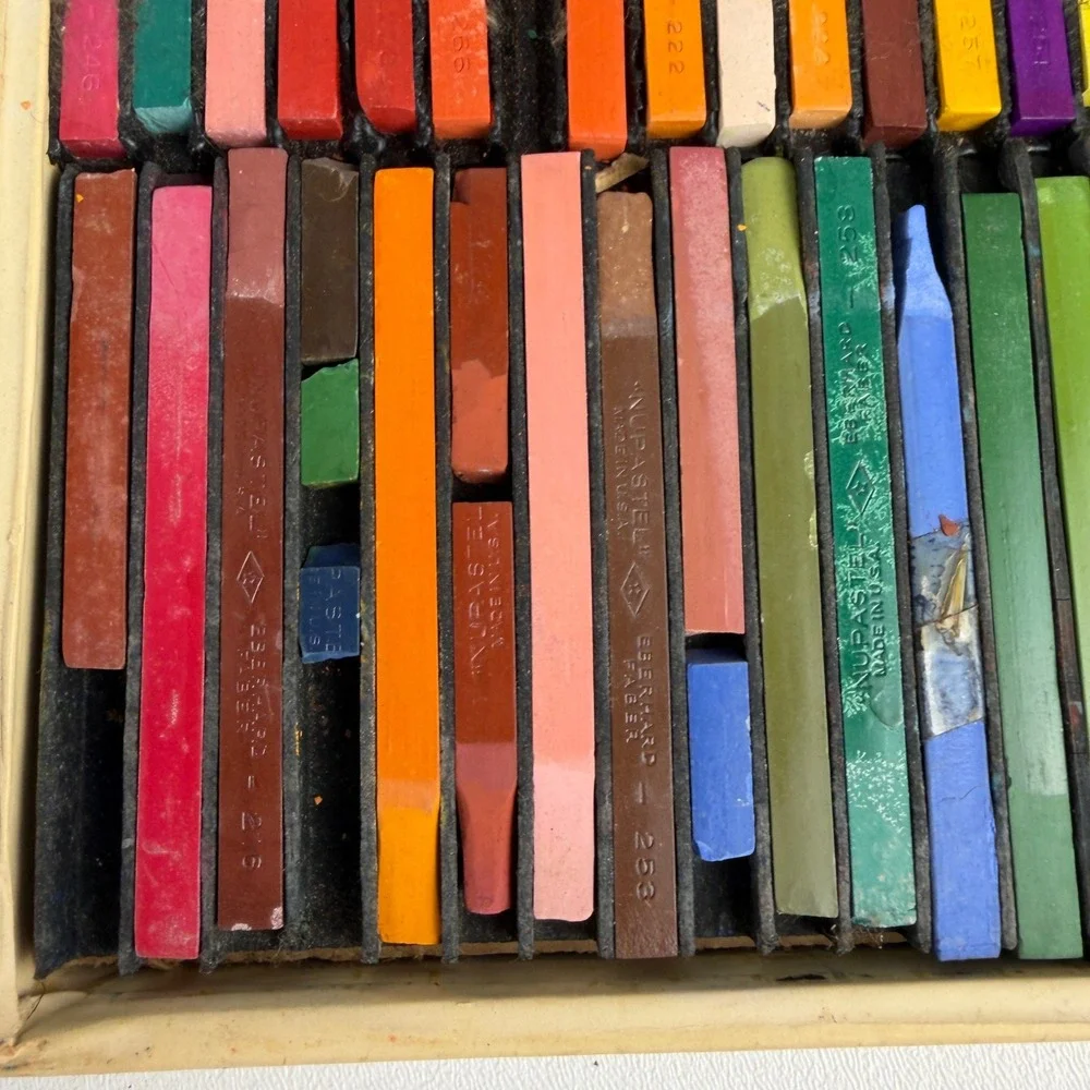 Eberhard Faber Nupastel Color Sticks Vintage Art Drawing Set Multi Color
